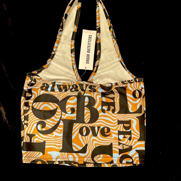 Ladies Halter Urban Outfitters Crop Top - Picture 3 of 3